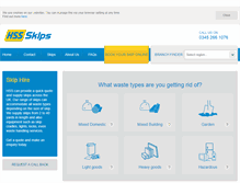 Tablet Screenshot of hssskips.com